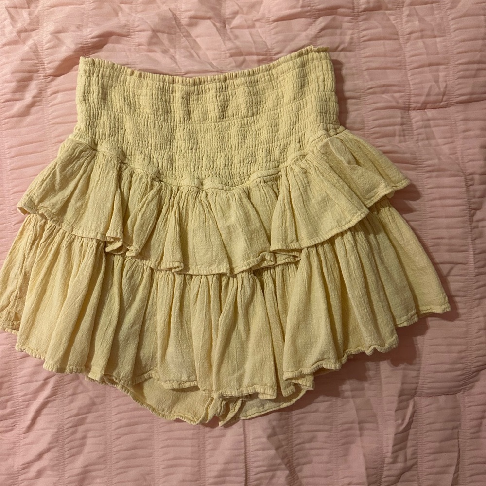 Blanco by Nature high rise pleated skirt